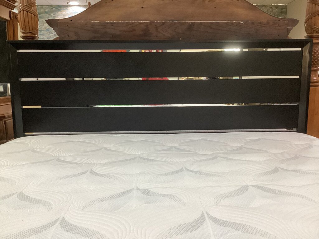 Henry Black NEW King Bed Frame 79x85x59 (FBKHFR-0222B)