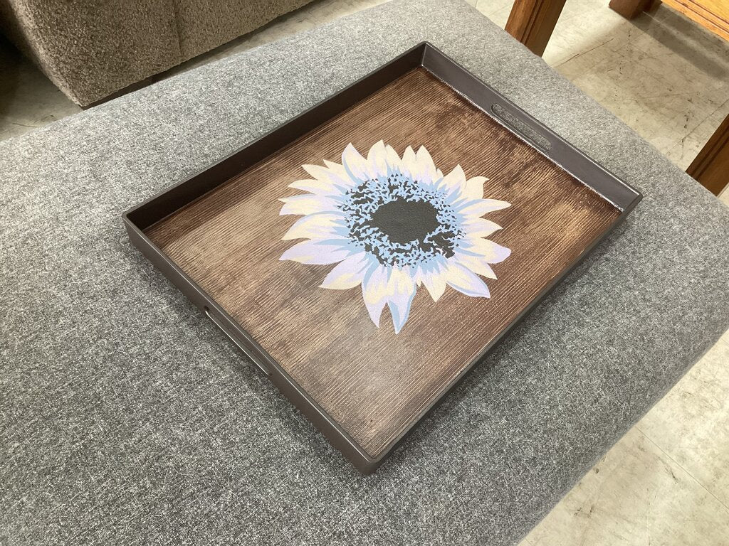 86334 (8442-52) Hand Painted Serving Tray 14x19x2
