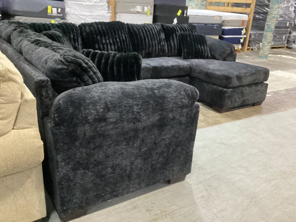 Galactic Night NEW Sectional w/Chaise 125x97x37 (4350-03)
