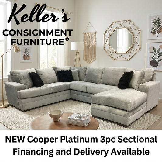 Cooper Platinum NEW 3pc Sectional 125x96x38 (2760-02)