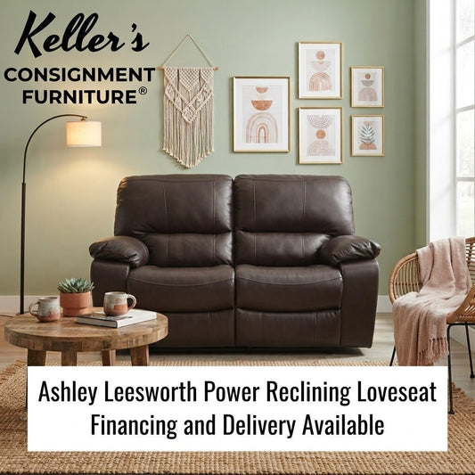 86398 - Ashley Leesworth Power Reclining Loveseat 65x41x41