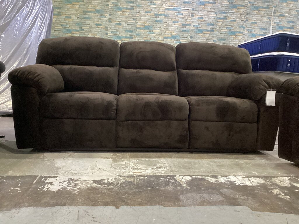 Chevron MInk NEW Reclining Sofa 90x41x40 (1403-S)