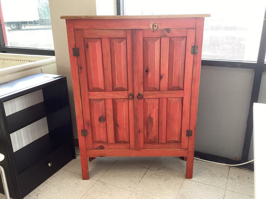 86426 Rustic Pine Pantry Cabinet 36x13x48