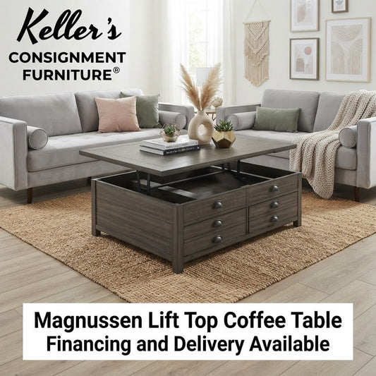 86448 - Magnussen Lift Top Coffee Table 52x30x19