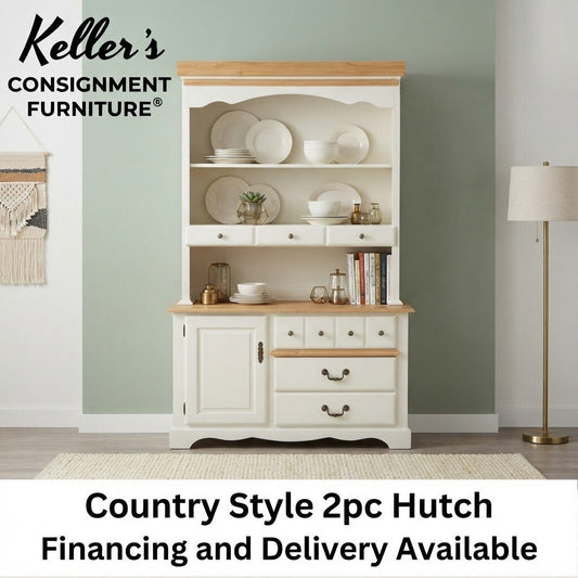 86512 - Country Style 2pc Hutch 50x16x80