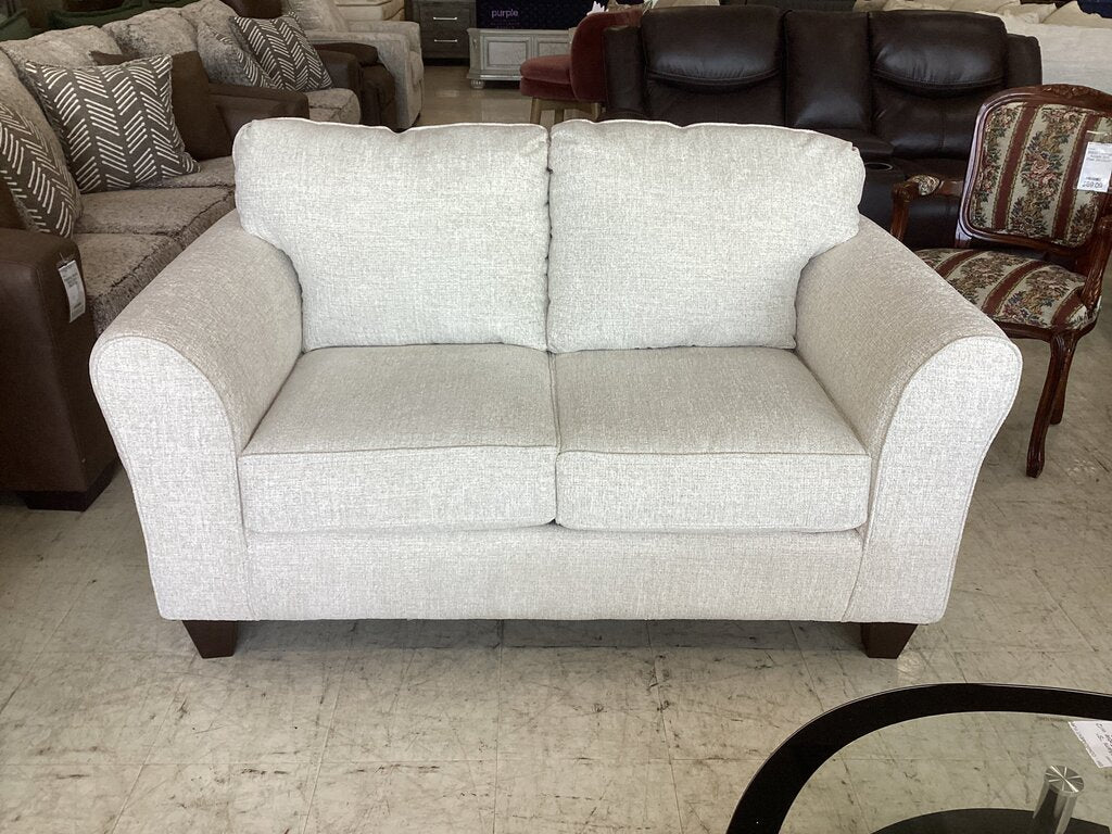 Giggles Parchment NEW Loveseat 62x36x36 (5042)