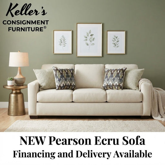 Pearson Ecru NEW Sofa 87x37x37 (5203)