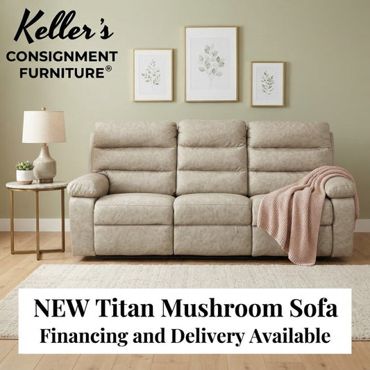 Titan Mushroom NEW Sofa 90x35x41 (1803)