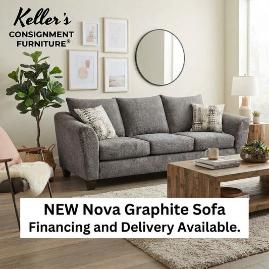 Nova Graphite NEW Sofa 91x37x38 (4103)