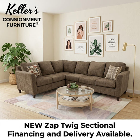 Zap Twig NEW Sectional 104x82x36 (3150)