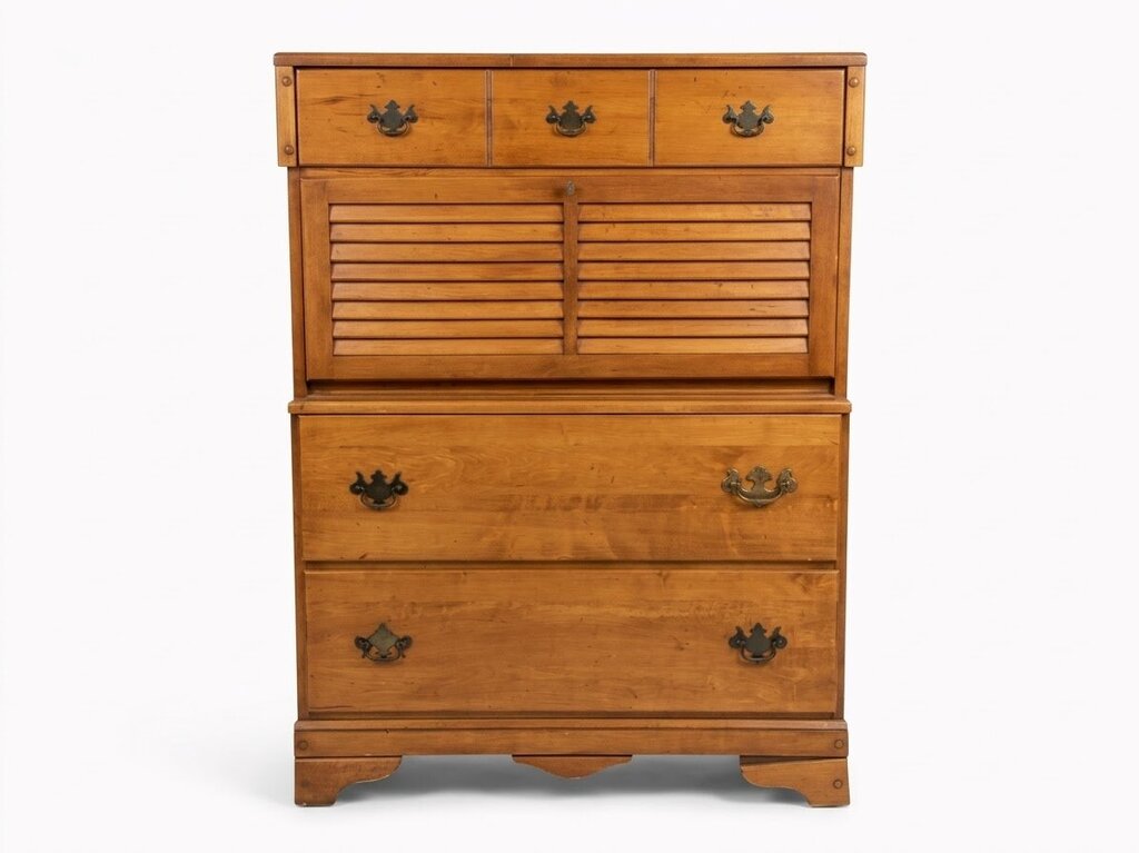 86550 (8545-3) Maple Chest w/Cabinet 36x18x48