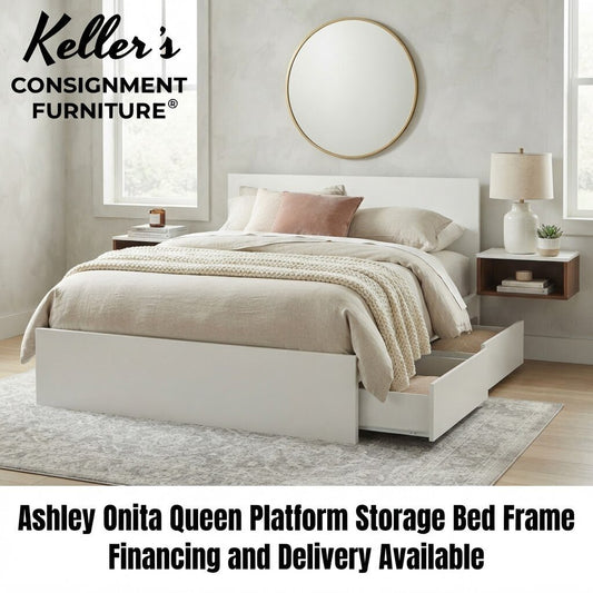 86569 - Ashley Onita Queen Platform Storage Bed Frame 64x85x40