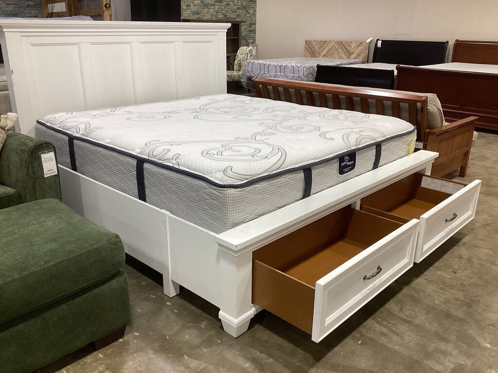 86628 -Universal King Bed Frame w/Storage 82x89x53h