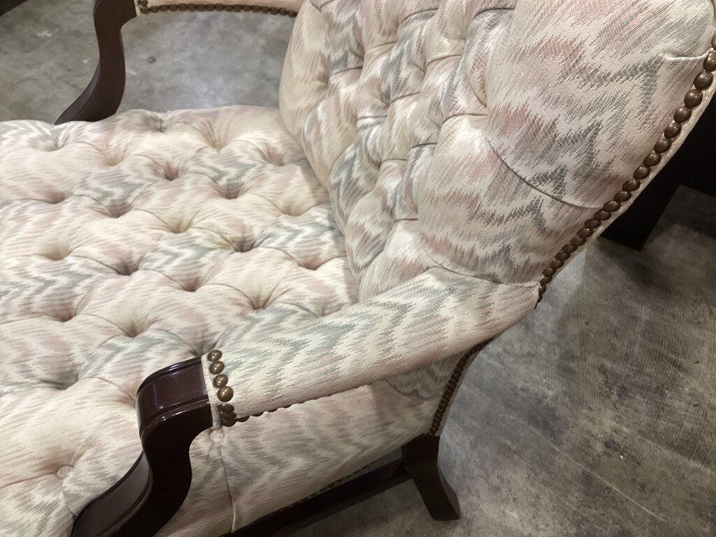 86650 Pair of Tufted Armchairs 25x23x36