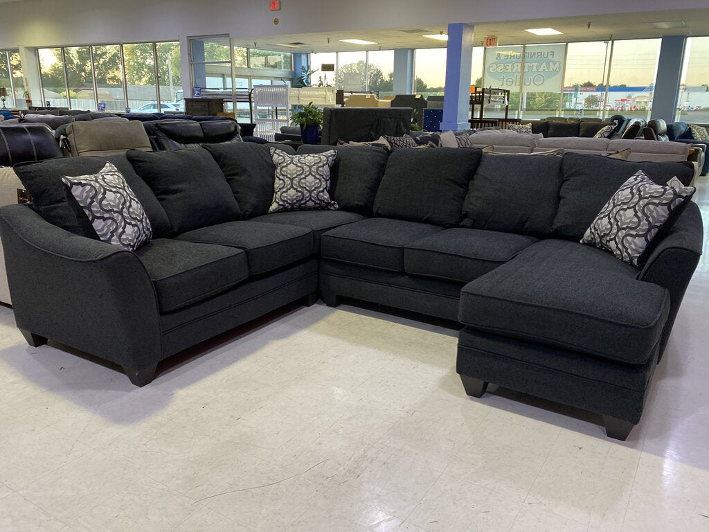 Dante Dusk NEW 2pc Sectional Chaise 98x123x42 (4810/27-2126)