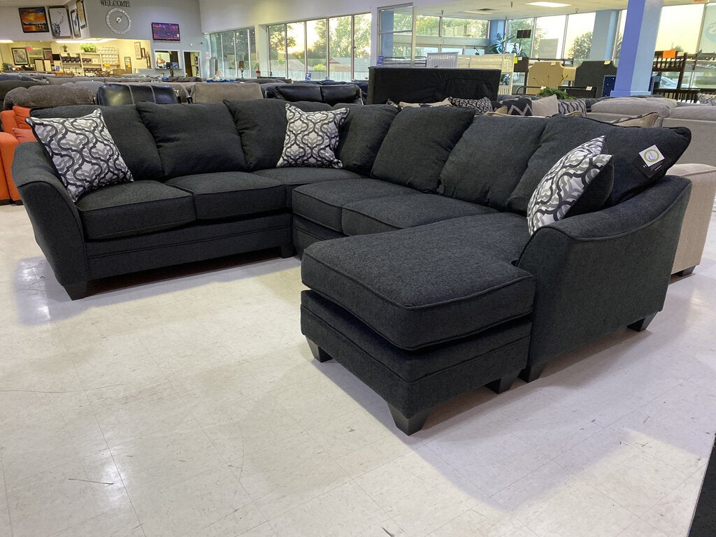 Dante Dusk NEW 2pc Sectional Chaise 98x123x42 (4810/27-2126)