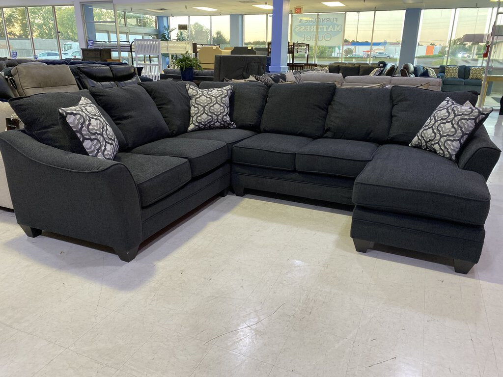 Dante Dusk NEW 2pc Sectional Chaise 98x123x42 (4810/27-2126)