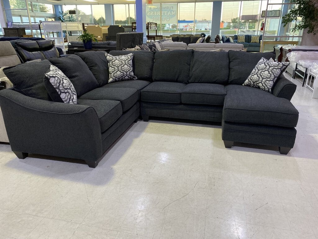Dante Dusk NEW 2pc Sectional Chaise 98x123x42 (4810/27-2126)