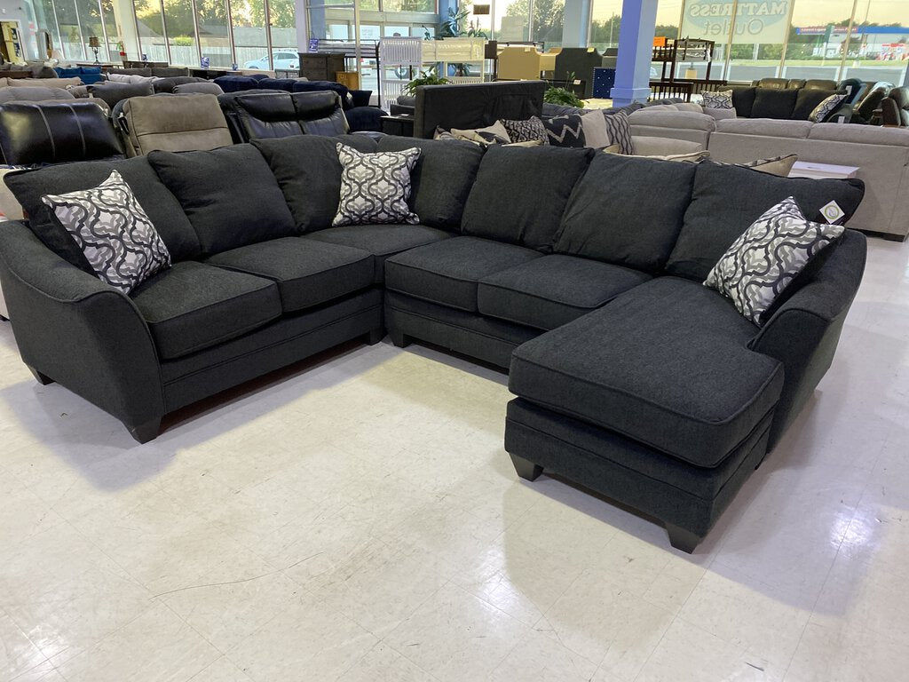 Dante Dusk NEW 2pc Sectional Chaise 98x123x42 (4810/27-2126)