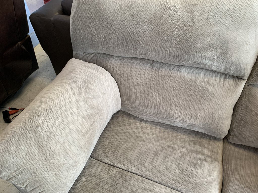 Chevron Seal NEW Power Reclining Sofa 90x41x40 (1409-S)