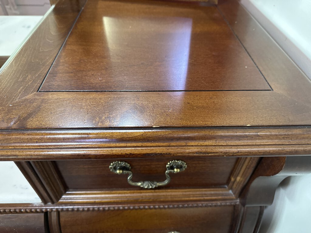 77959 (8326-3) Stanley Marble Top Dresser w/Mirror 58x21x39/80