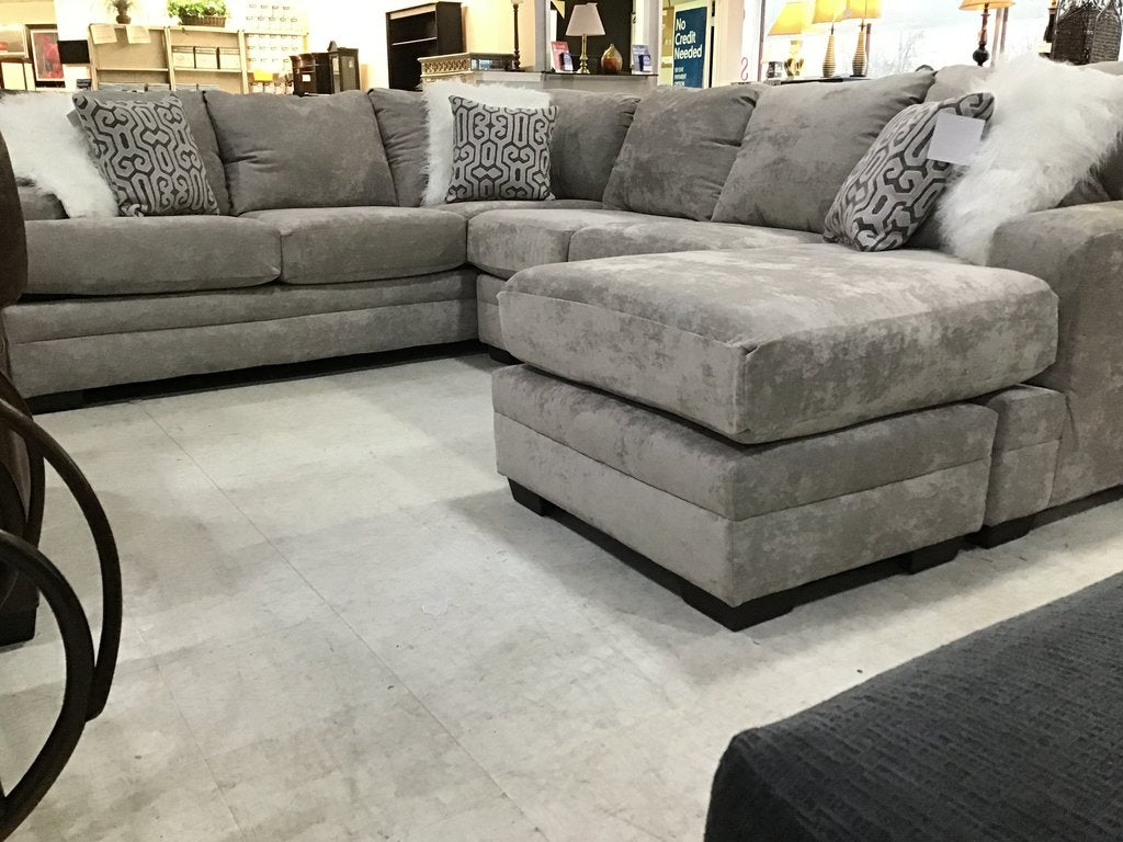 Hearth Cement NEW 2pc Sectional 123x97x65x37 (2760-06)