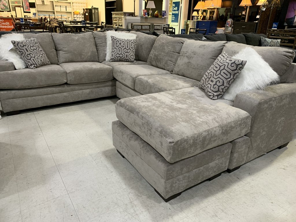 Hearth Cement NEW 2pc Sectional 123x97x65x37 (2760-06)