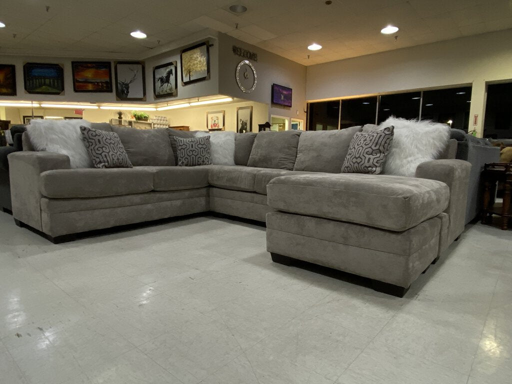 Hearth Cement NEW 2pc Sectional 123x97x65x37 (2760-06)