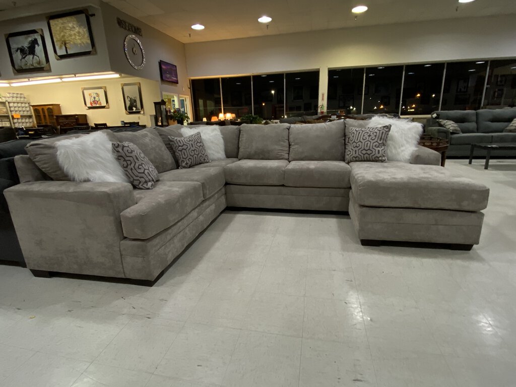 Hearth Cement NEW 2pc Sectional 123x97x65x37 (2760-06)