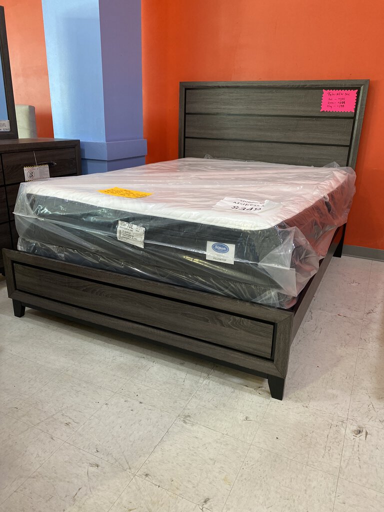 Tyler Gray NEW Queen Bed Frame (GT-107031-3)