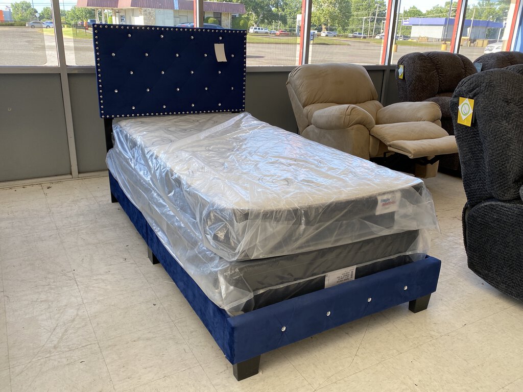 Starlett Blue NEW Twin Bed Frame 42x77x48