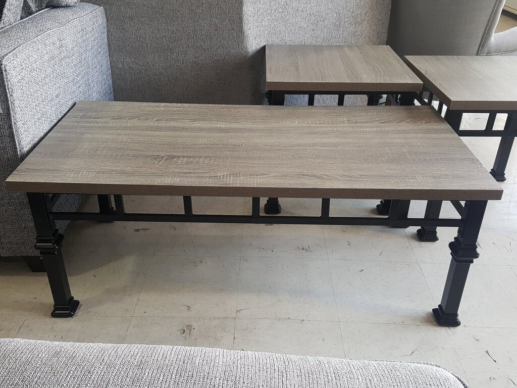 Fairfax 3pc Table Set 48x24x18; 31x31x22