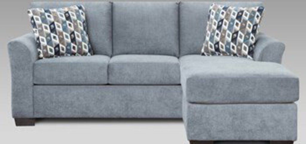 Anna Blue Gray NEW Reversible Sofa Chaise 82x64x38 (3903-ANNG)