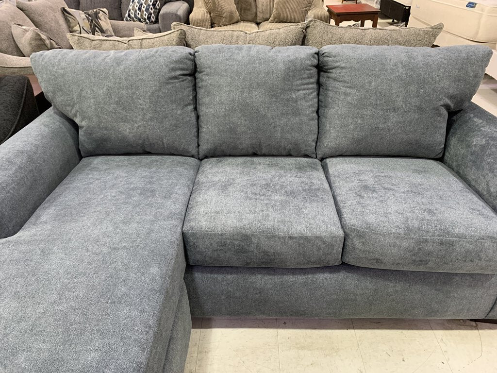 Anna Blue Gray NEW Reversible Sofa Chaise 82x64x38 (3903-ANNG)