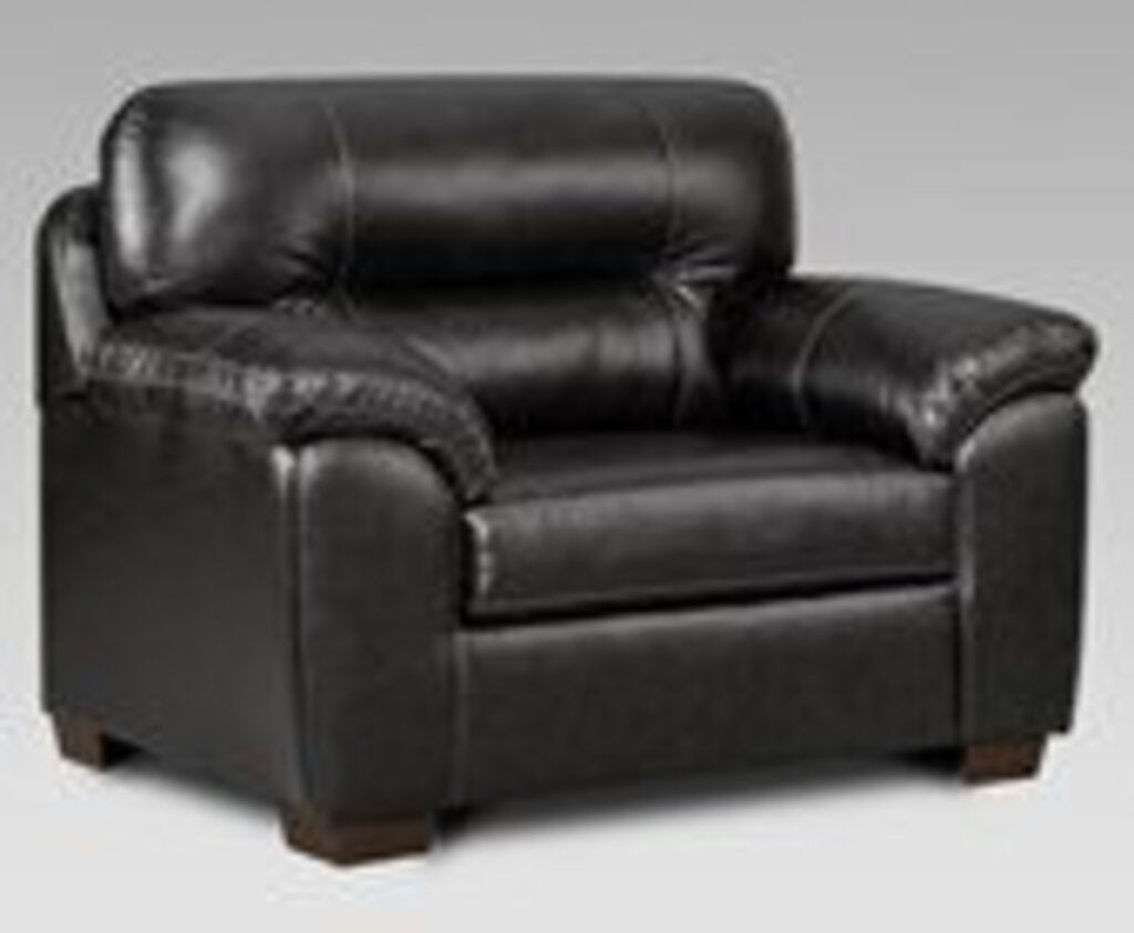 Austin Black NEW Chair & 1/2 -- 54x38x41 (5601)
