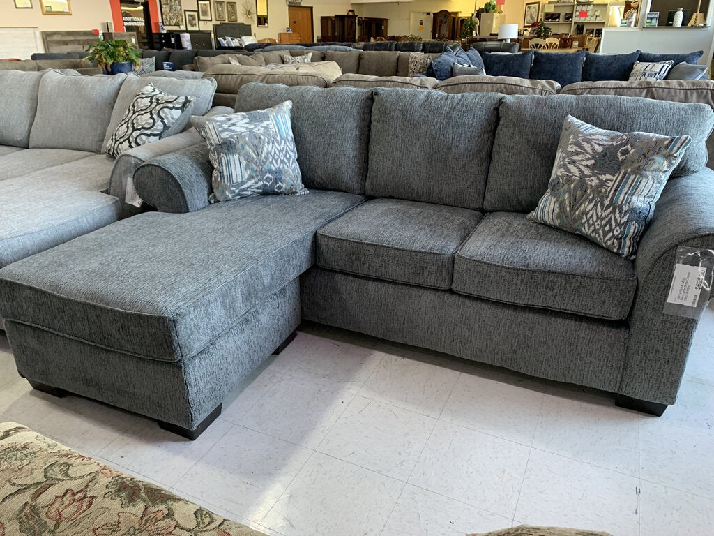 Marcy Nickel NEW Reversible Sofa Chaise 93x68x38 (5803)