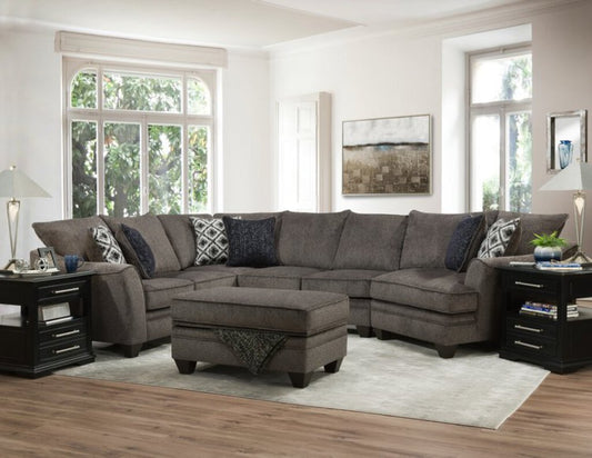 Brittany Java Sectional w/Cuddler (4810/4815/4822-1331)