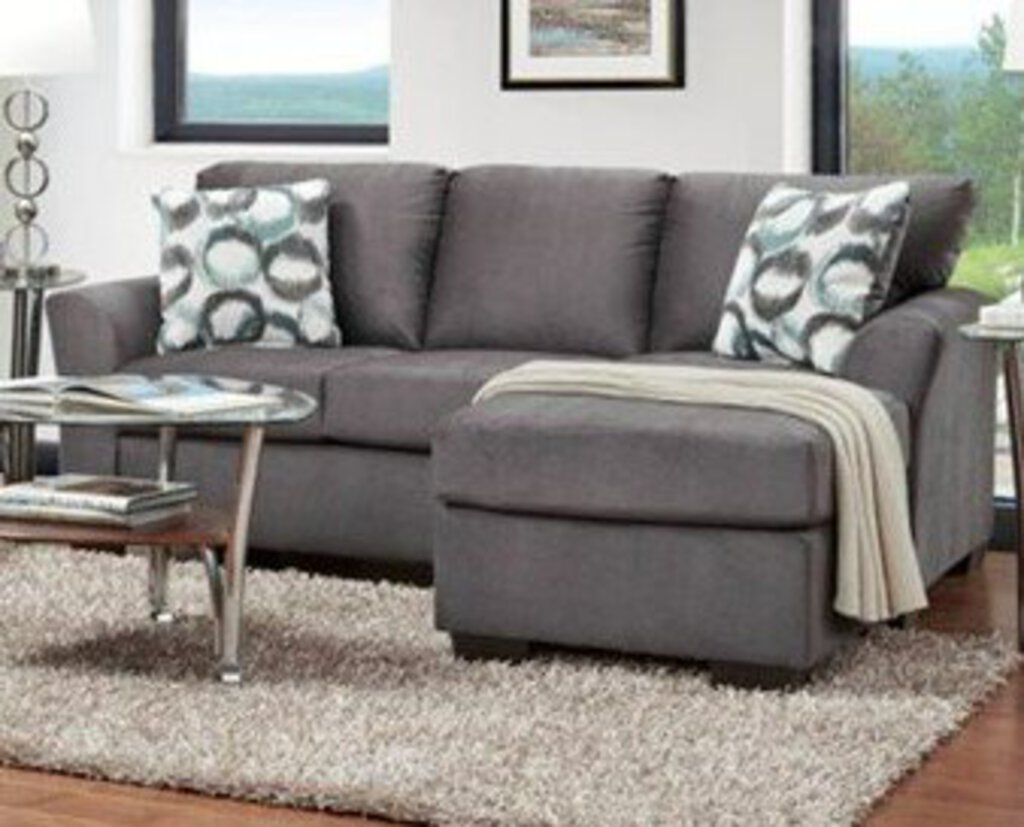 Fleece Seal NEW Reversible Sofa Chaise 81x66x38 (3903/3905-FLES)