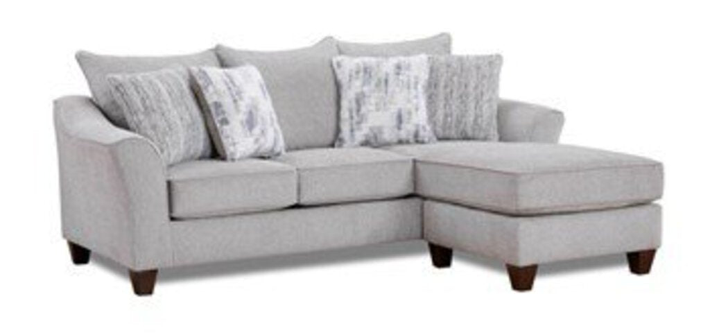 Spitfire Ash NEW Reversible Sofa Chaise 90x37-67x39 (7803/7805-SPIA)