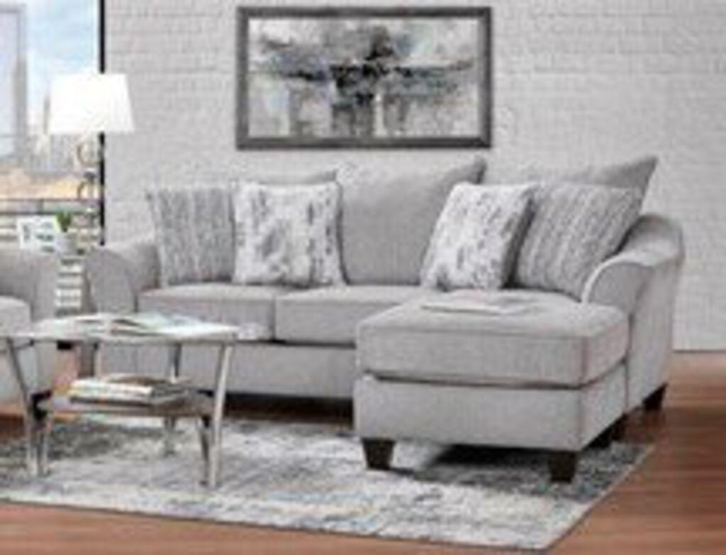 Spitfire Ash NEW Reversible Sofa Chaise 90x37-67x39 (7803/7805-SPIA)