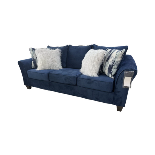 Velour Navy NEW Sofa 90x38x39 (7703-VELN)