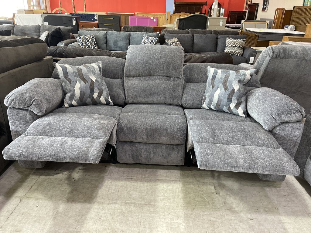 Kynance Gray NEW Reclining Sofa 90x41x40 (1403-KYNG)