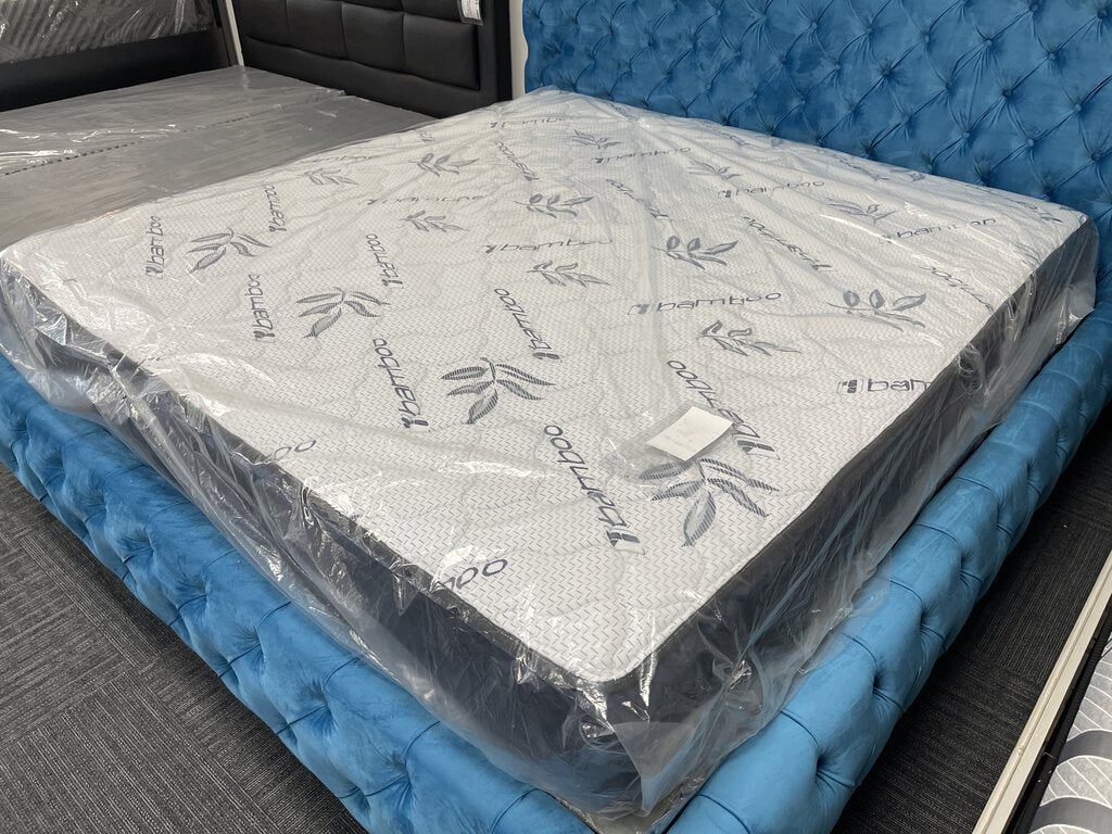 Bamboo Blue Diamond Border King Refurb Mattress