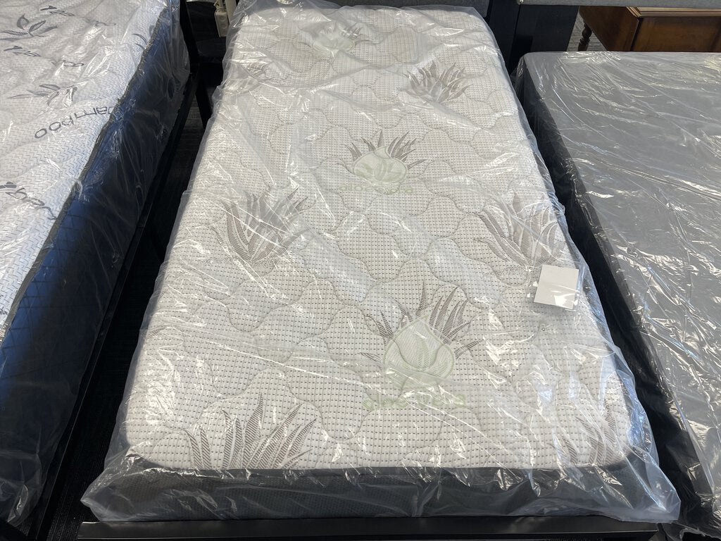 Aloe Vera Green Border Twin Refurb Mattress