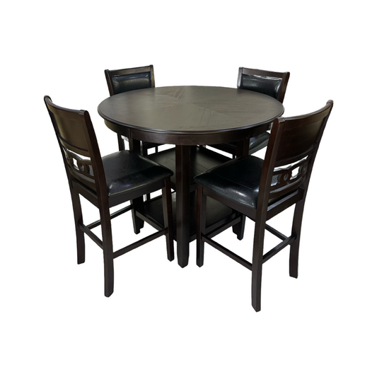 Charlotte Ebony NEW 5pc Pub Set 42x42x36 (301321-25)