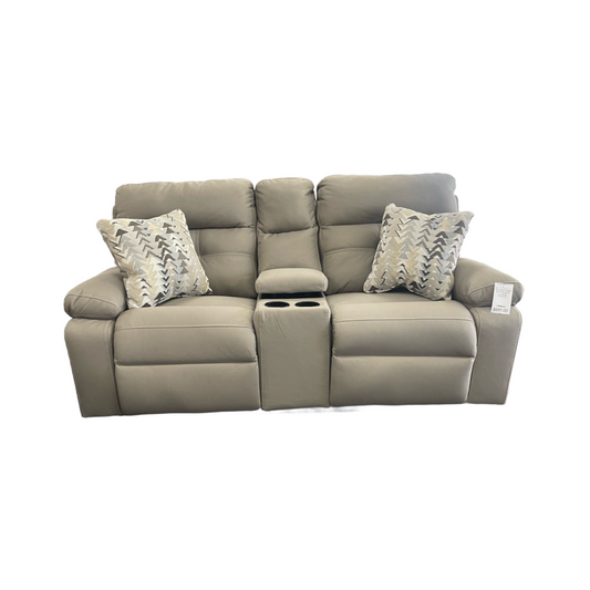 Porschia Taupe NEW Reclining Loveseat 78x39x42