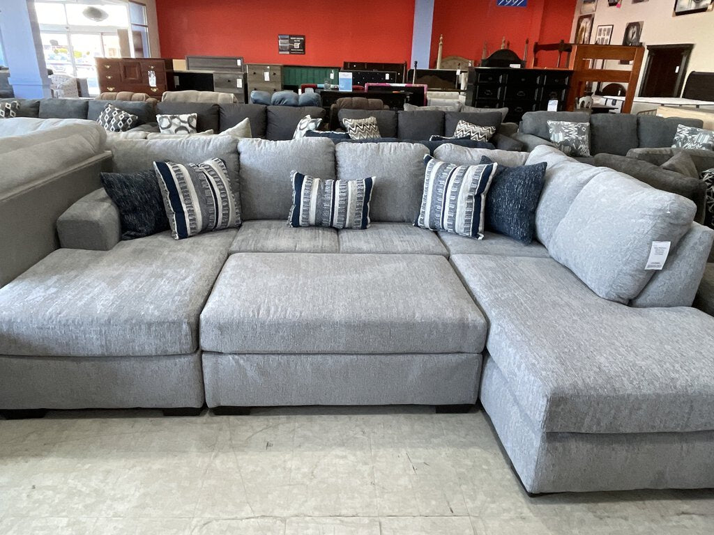 Bita Platinum Ottoman 45x29x19 (4505-BITP)