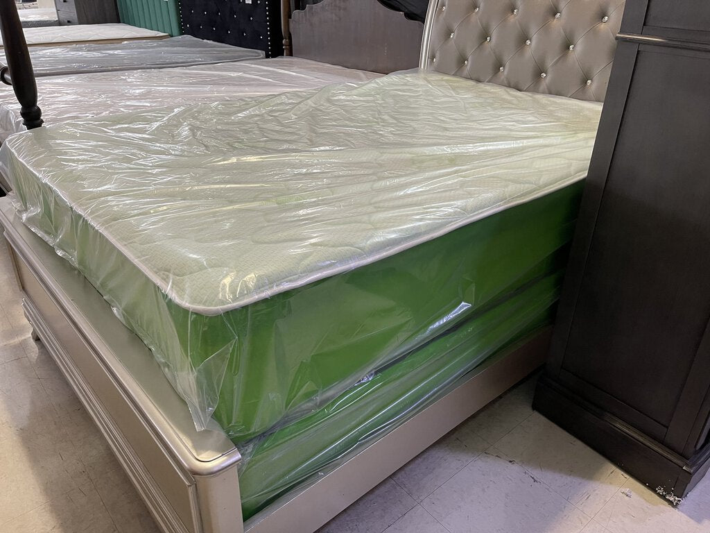 Aloe Vera Green Border Refurb Full Size Mattress