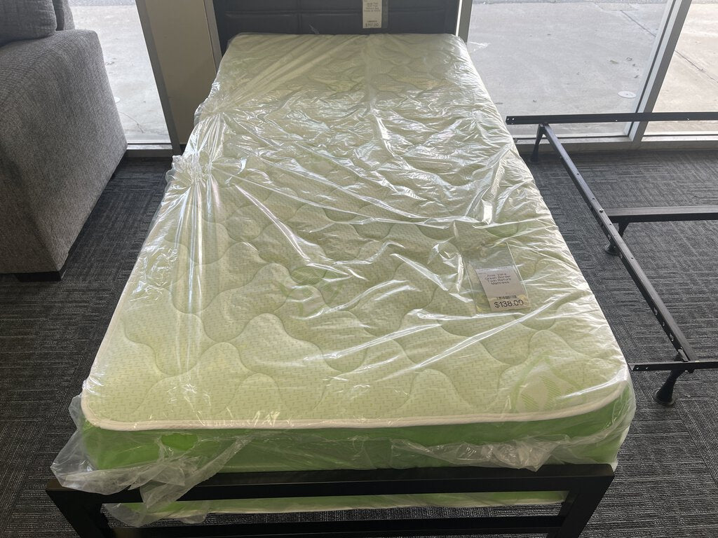 Aloe Vera Green Border Twin Refurb Mattress