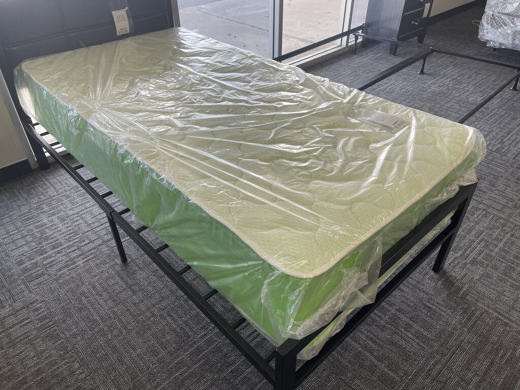 Aloe Vera Green Border Twin Refurb Mattress